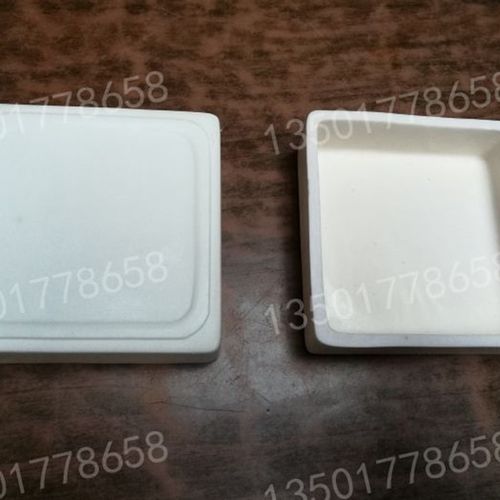 极速刚玉坩埚陶瓷方舟100*100*30氧化铝坩埚陶瓷坩埚方.形坩埚方