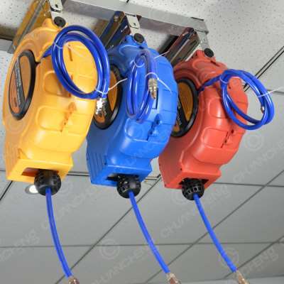 极速新品8x12气管n自动伸缩卷轴卷管器气鼓卷线器PU夹纱管卷轴气