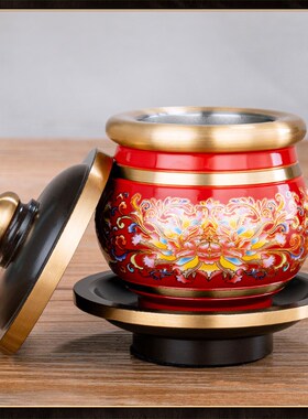 极速纯铜景泰蓝供水n杯佛前佛堂观音菩萨净水杯财神爷圣水杯贡杯