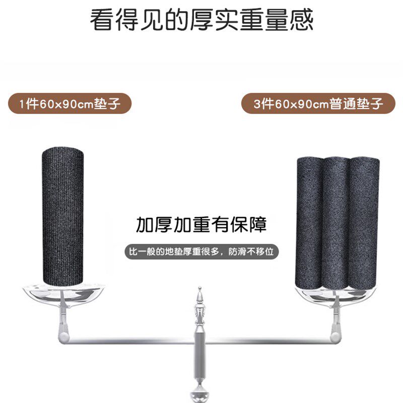 厨房地垫防滑防油可擦免洗脚垫防水防污防脏垫子吸水吸油专用地毯