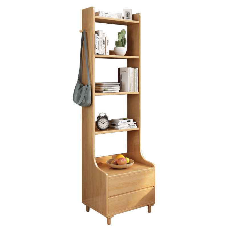 实木床头柜卧室创意迷你小型书架床头超窄收纳柜简约储物床边柜