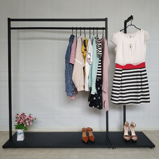 铁艺衣帽架卧室挂衣服架子落地挂衣架置物架服装店包架陈列架组合