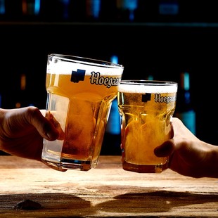比利时福佳啤酒杯福佳白特大号酒杯精酿啤酒杯欧式大号玻璃扎啤杯