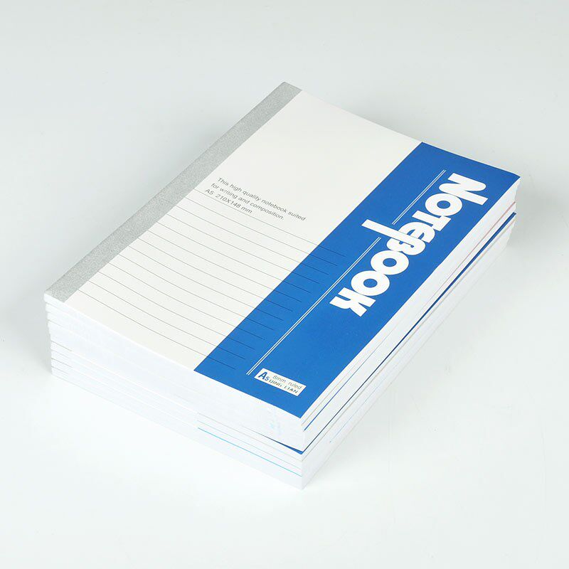 青联 5510 A5 100页骑马钉胶装软面抄笔记本办公记事本5本装