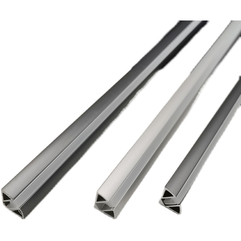 12VLED贴片明装V型斜45发光灯条展示柜酒柜衣柜可定制尺寸暖光