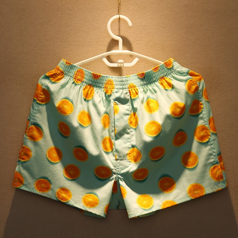 3条宽松男士内裤男纯棉夏季透气阿罗裤衩平角青年潮休闲四角短裤