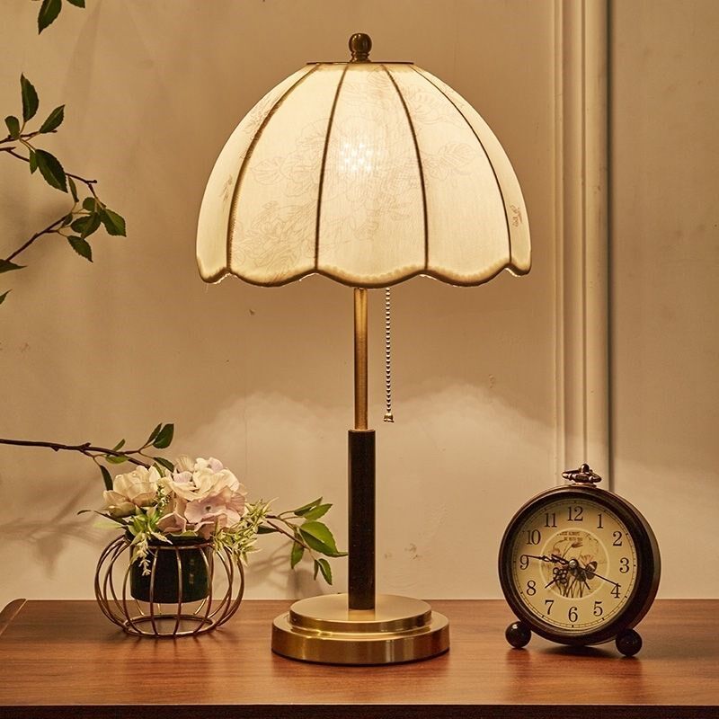 法式复古风台灯落地卧室床头灯美式客厅主卧轻奢高级感氛围小夜灯