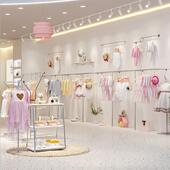 不锈钢婚纱展示架童装 店货架展示架上墙壁挂式 店挂衣架 店女装 服装