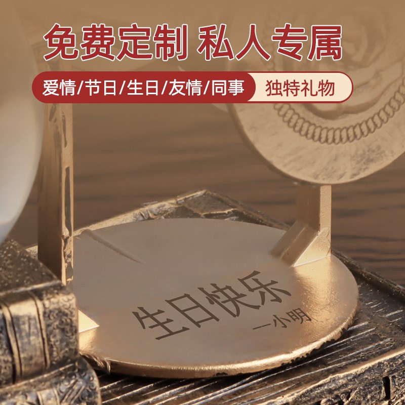 创意复古摩天轮沙漏摆件家居饰品解压办公室桌面装饰男生生日礼物