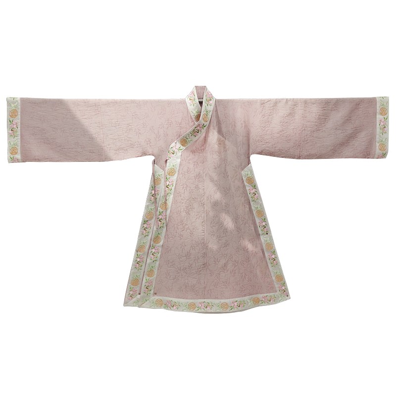 如是观明制汉服谢池春缘交领大襟长衫蕾丝间色马面裙春秋装