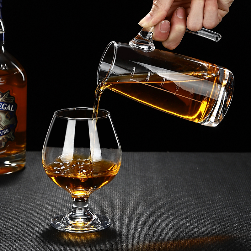 欧式水晶玻璃洋酒红酒杯小号矮脚白兰地酒杯威士忌杯子家用大肚杯