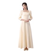 伴娘服2024新款 女 平时可穿姐妹团香槟色轻奢高级小众领证登记夏季