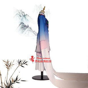 古典京剧戏曲忆青衣演出服女飘逸水袖 表演典狱司舞蹈服艺考服赤伶