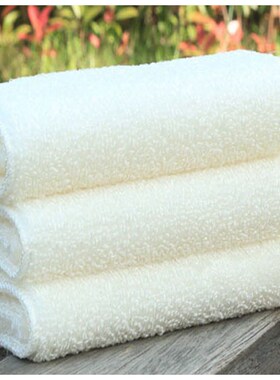 福莲竹纤维洗碗巾布白色不易沾油方巾吸水去污柔软家用厨房易清洁