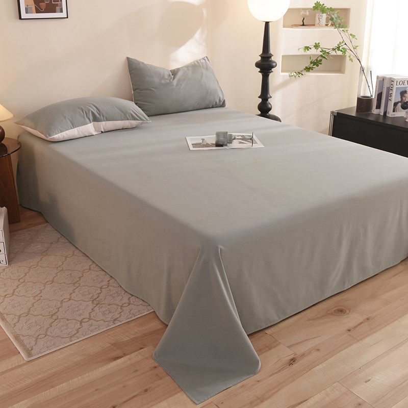 定做定制Aa类全棉磨毛床单加厚纯棉榻榻米大炕单儿童宿舍上下铺床