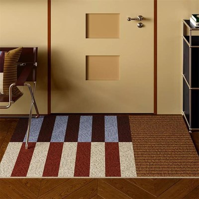 2025新款曼斯中古风入户门地垫轻奢高级感地垫玄关防滑脚垫可裁剪