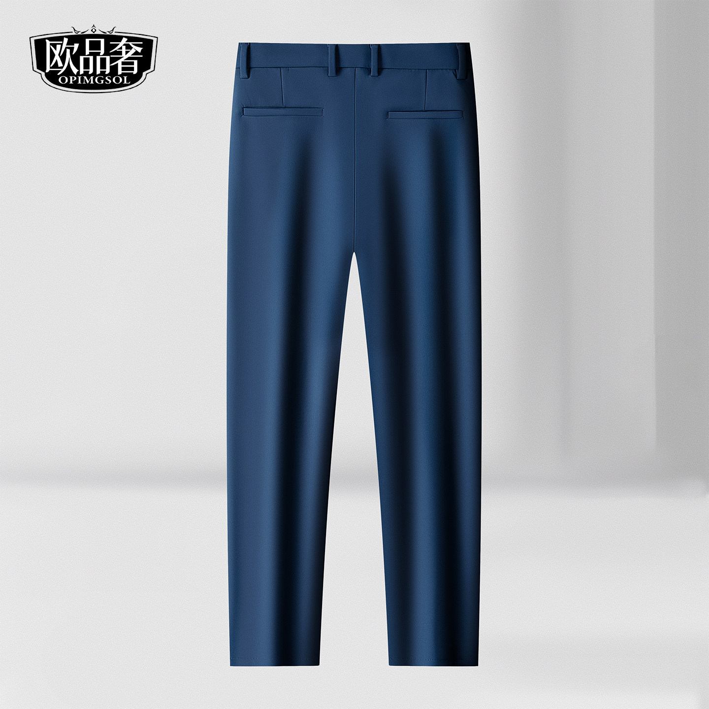 【复合绒】休闲西裤男款春季中厚免烫修身直筒长裤子2026新款男裤