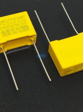 275V334K 安规电容X2 脚距P=15mm 0.C33uF 330nF 275V334 P=15mm