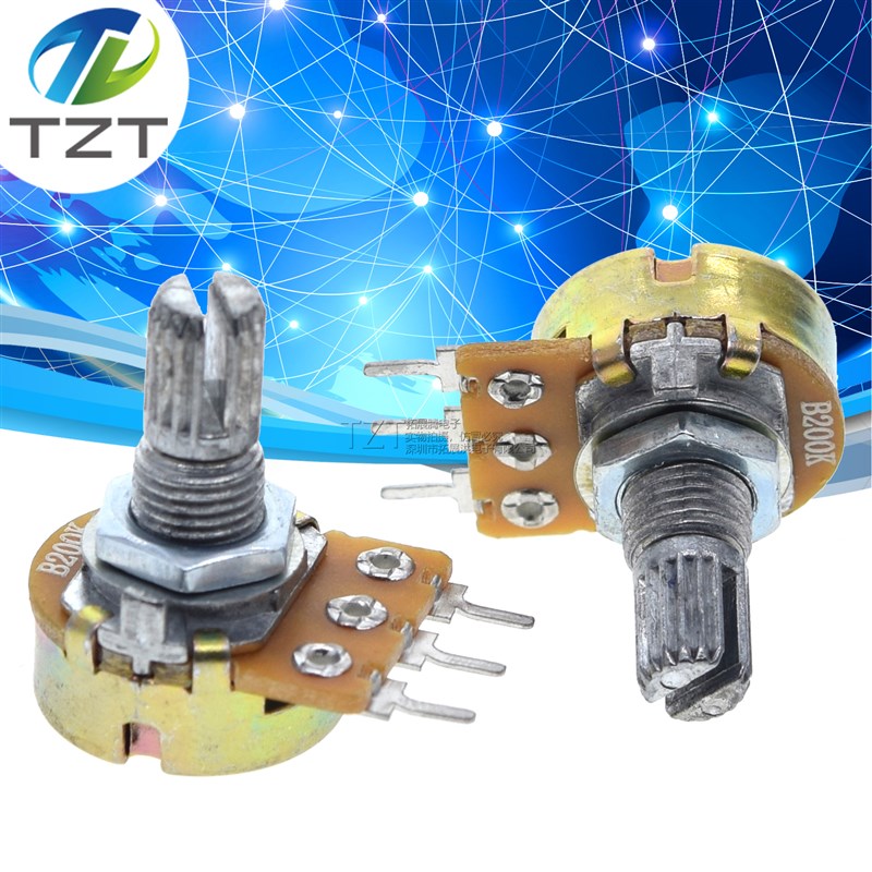 WH148 B 1K 2K 5K 10K 20K 50K 100K 250K 500K 1M 单联电位器L15