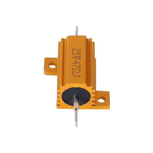 RX24 汽车电阻 铝壳电阻 25W0.5R1R2R3R3.3R2.7R27R33R47R50R