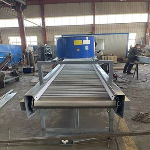 风冷线人字形输送机不锈钢风冷线风冷式链板输送机传送带生产厂家