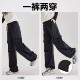 2025新款 春秋款 女孩儿童秋装 运动阔腿裤 子 女童工装 女大童秋季 裤