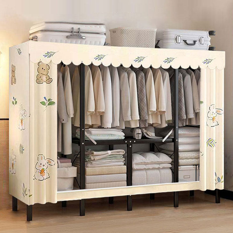 免安装一体式折叠简易卧室衣柜