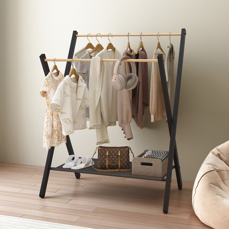 晚上睡觉临时搭衣裤北欧挂衣架