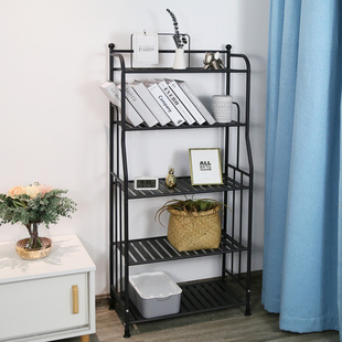 置物架卧室多层架卫生间铁艺落地厨房客厅室内角架浴室收纳储物架