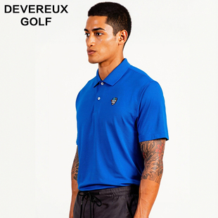 DEVEREUX GOLF美式高尔夫球服短袖翻领T恤速干透气运动上衣polo衫