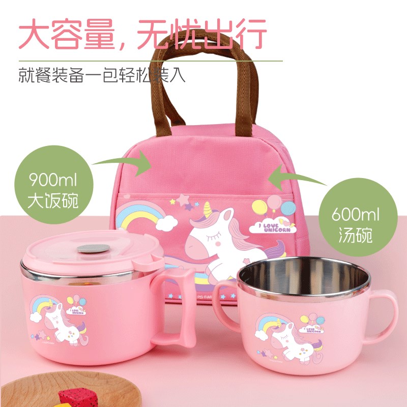 饭盒手提袋保温袋便当碗包小学生餐包饭袋带饭上班族袋子耐磨