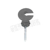 畜牧业牧场自攻绝缘子 弯钩绝缘钉 电子围栏绝缘子 自攻绝缘子