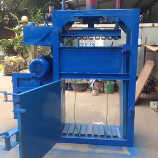 树枝麦草打包机废旧电子物料打包设备蓬松料30吨压包机厂家