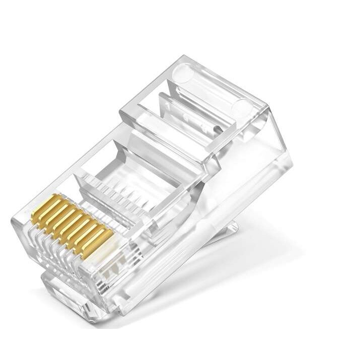 TP-LINK TL-EH5e 超五类非屏蔽网络水晶头 Cat5e网线rj45连接头