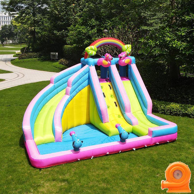 幼儿室内充气滑梯 小型充气城堡 儿童蹦蹦床充气城堡 baby bounce