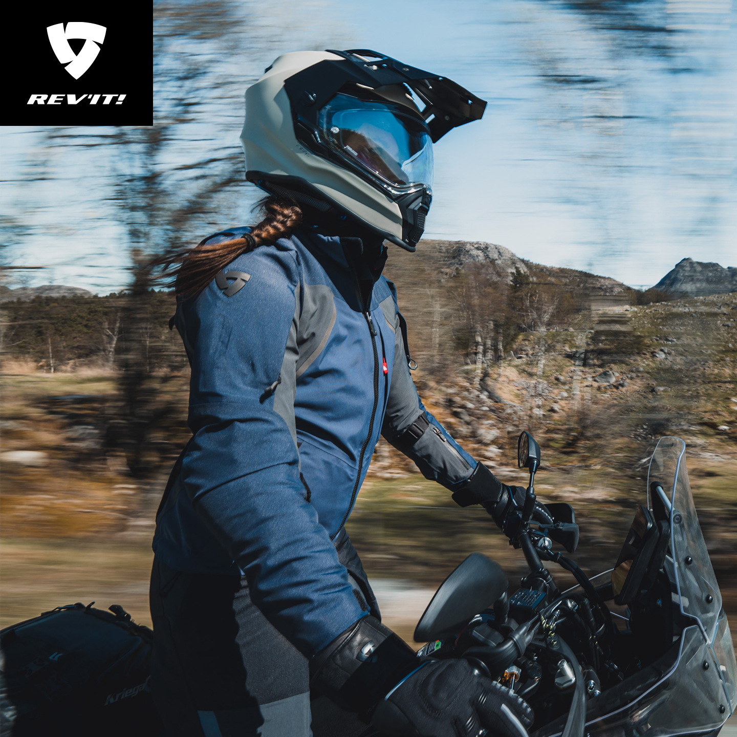 REVIT锐飞特拉米娜骑行服拉力服女款GTX防水透气四季防摔骑行裤