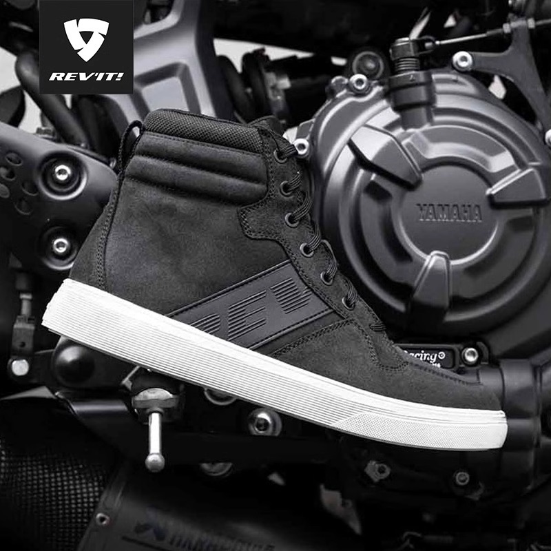 REVIT锐飞特球员摩托车骑行鞋子男四季板鞋机车防摔透气休闲四季