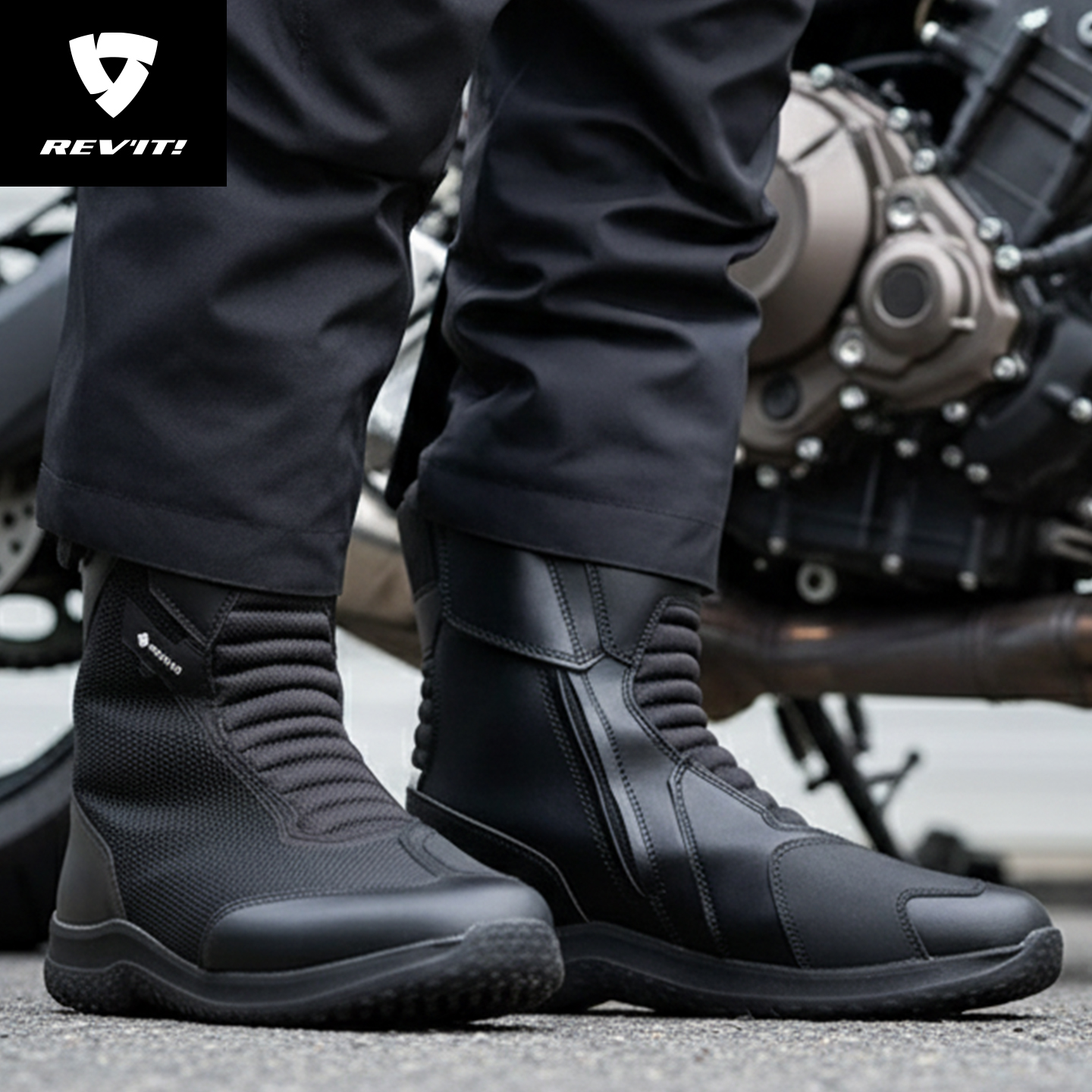 REVIT锐飞特磁力GTX摩托车骑行靴男鞋防水长筒透气机车赛车冬季