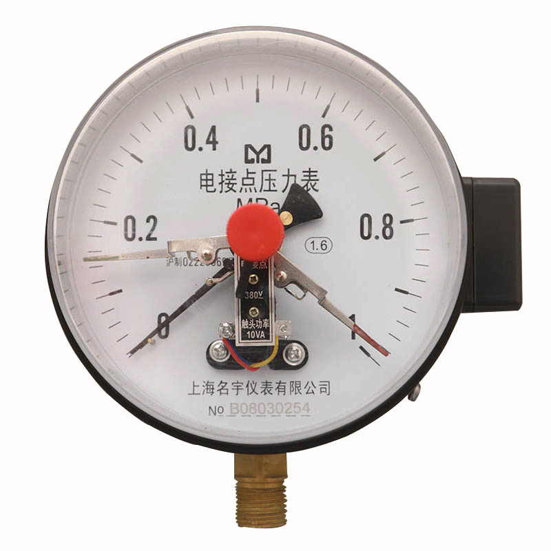 YXC150磁助式电接点压力表触点30VA/380V/220VM  0-1.6mpa远程控