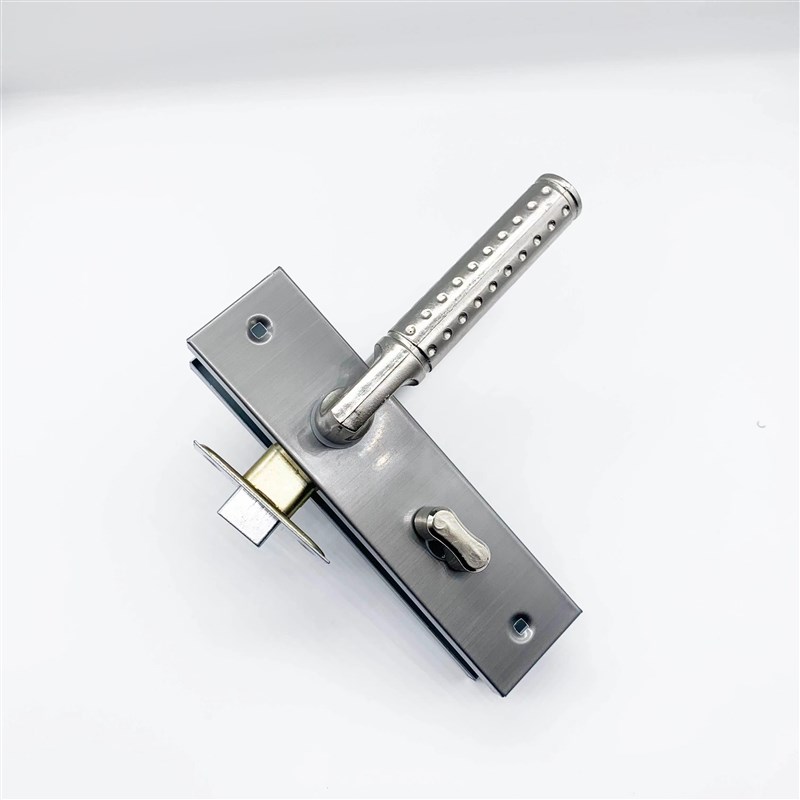 .卫生间门锁洗手间厕所浴室门把手老式单舌无钥匙款通用铝合金门