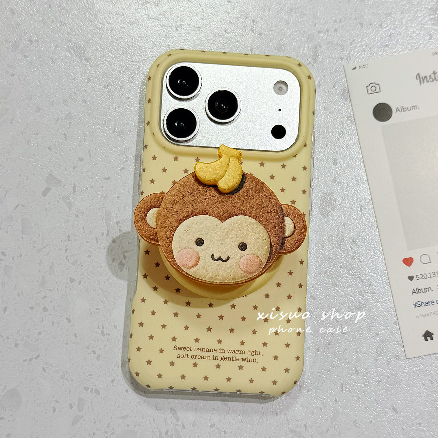 ins简约波点适用于苹果17promax手机壳iphone16新款15女13全包14高级感趣味小猴子硅胶防摔超薄带磁吸支