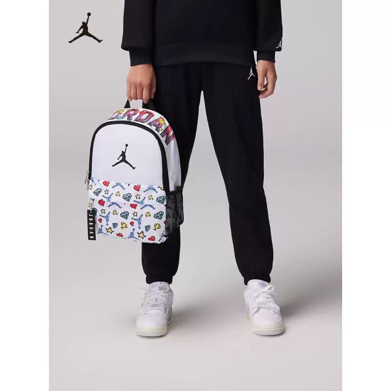 Jordan耐克aj儿童双肩包学生运动背包成人通用经典时尚青少年包