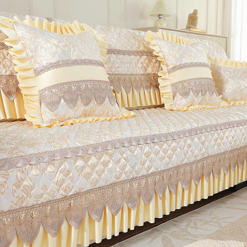 欧式沙发垫四季通用防滑高档坐垫子贵妃全包欧式沙发套罩2025新款