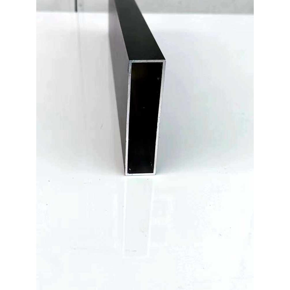 铝合金方管型材25X100X厚1.2和2.0毫米黑色白色铝本色新品热卖