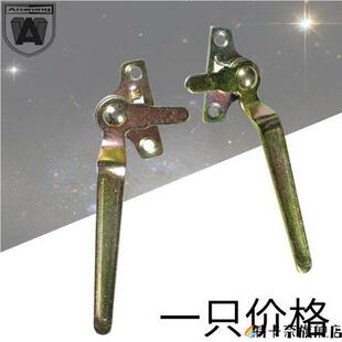 老式铁窗风撑架军绿色窗户支撑架 左执手钢窗配件全螺丝把手