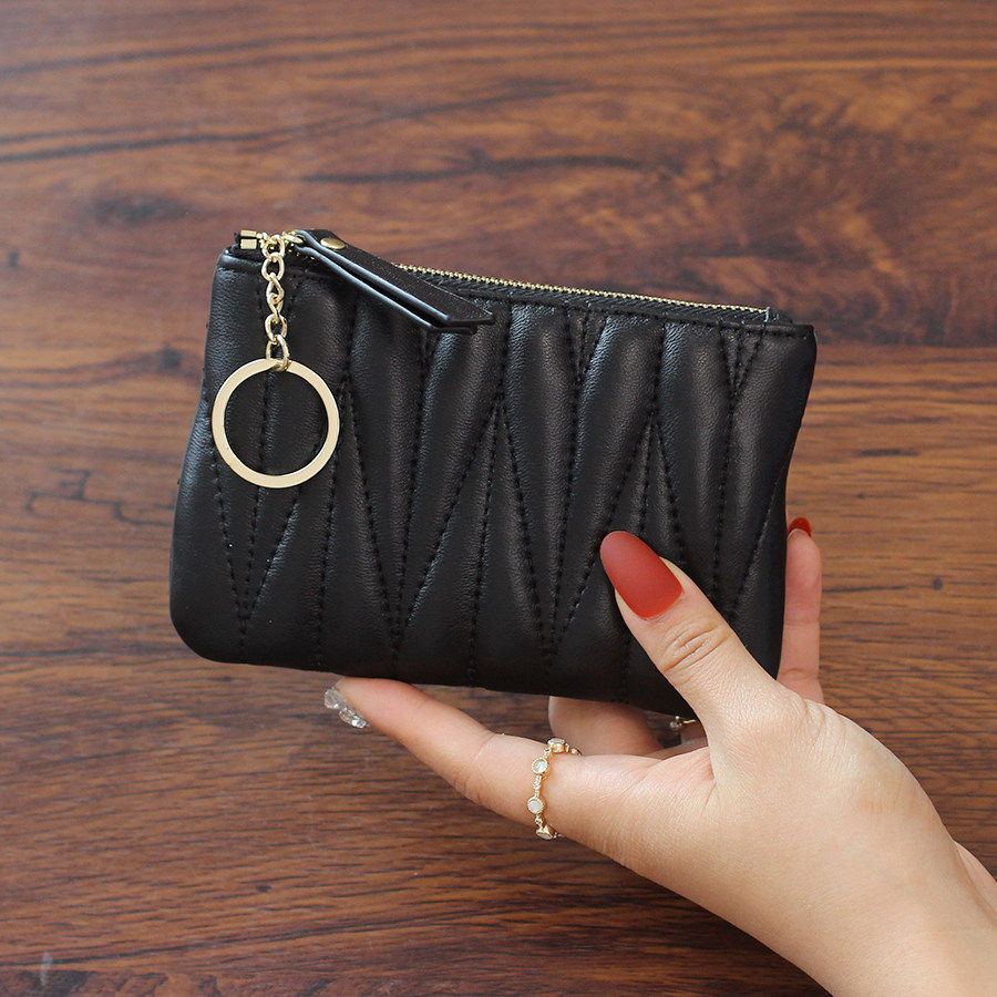 2026新款时尚超薄拉链皮质小钱包小巧皮质钥匙零钱包软皮女士韩版,箱包皮具/热销女包/男包,钱包,淘宝优惠券,粉丝福利购,淘宝优惠卷