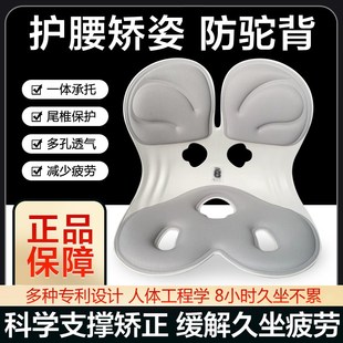 人体工学护腰坐垫办公室腰靠床上久坐神器腰垫神器U靠背垫椅子靠