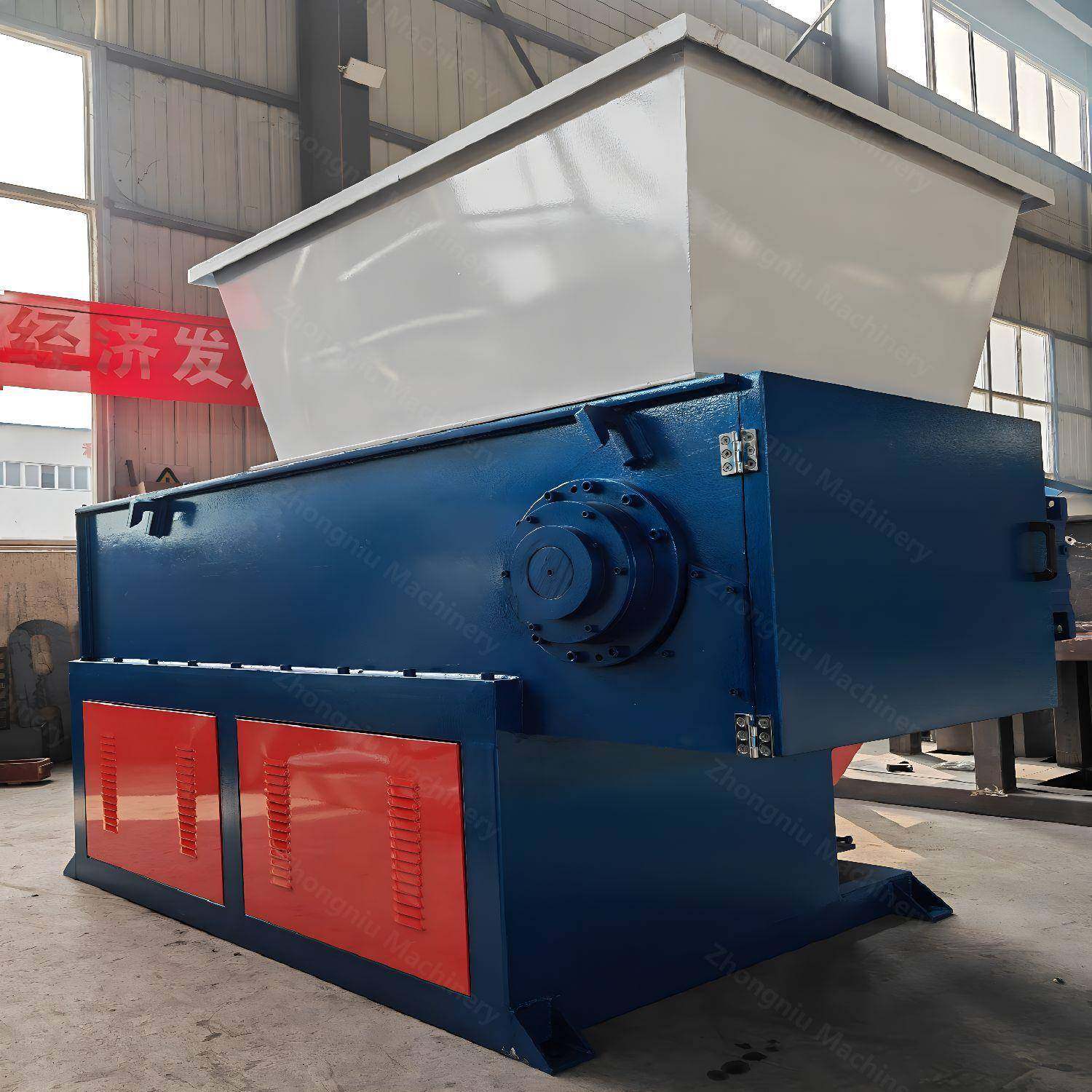 铝箔易拉罐压块破碎PE膜粉碎聚氨酯PP注塑机头料块单轴撕碎机厂家,机械设备,粉碎机,淘宝优惠券,粉丝福利购,淘宝优惠卷