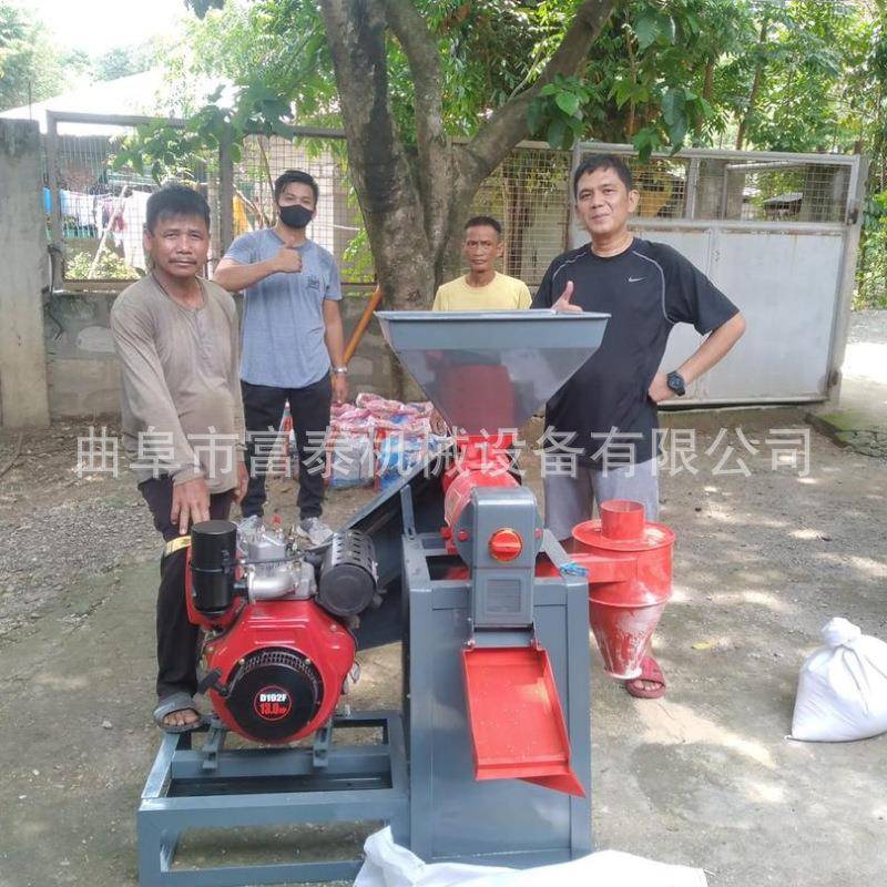 跨境销售大米碾米机全自动去石去杂稻壳脱壳机五谷杂粮脱皮机