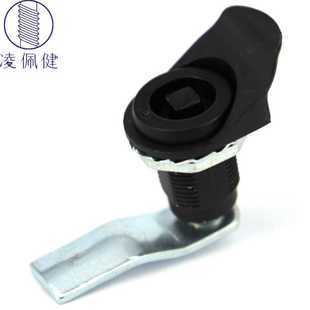 工业机箱设备门机械锁芯电箱门锁 锌合金四方锁芯圆柱形转舌锁